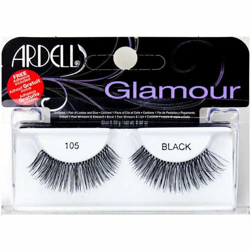 Ardell Glamour Fashion Lashes 105 Black 1 Ardell Glamour Fashion Lashes 105 Black