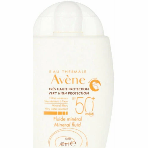 Avene SOLAIRE HAUTE PROTECTION fluide minéral SPF50+ 40 ml 1 Avene SOLAIRE HAUTE PROTECTION fluide minéral SPF50+ 40 ml